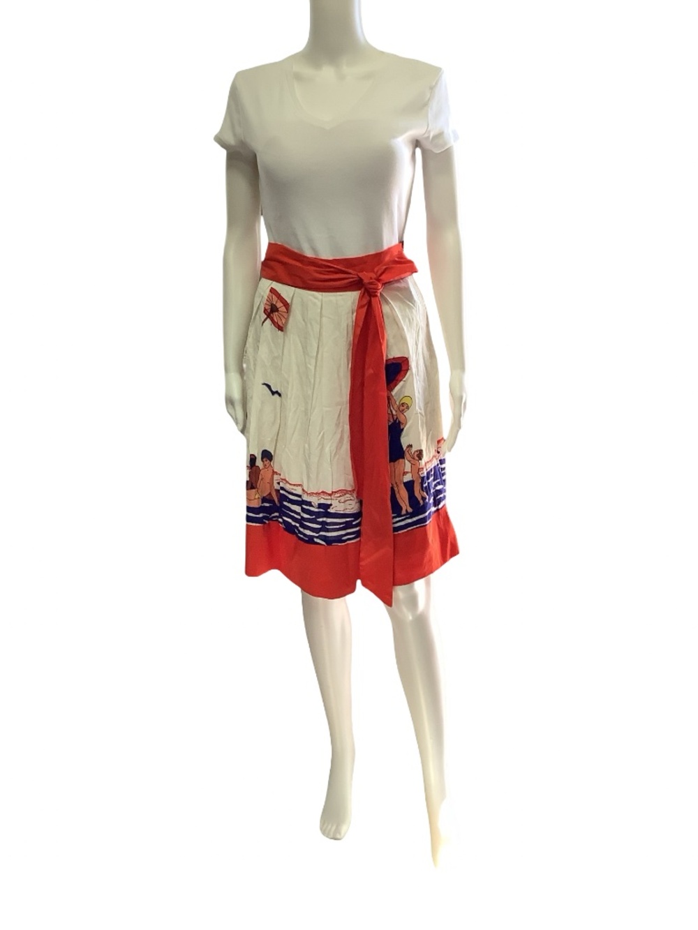 Eva Franco Midi Skirt Midi Printed Size: 2  W/Tags